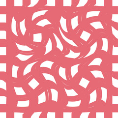 Gingham seamless pattern. Seamless checkered pattern. Texture cherry, blue, yellow, green and white vichy. Checkered wallpaper. Design of samples of natural fabric and textiles