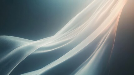 Obraz premium Ethereal light streaks flowing diagonally modern minimalist background dreamy atmosphere high detail smooth texture