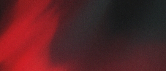 Abstract fiery gradient with vibrant red, grain noise texture, swirling flow on dark background, Intensity, passion, drama, danger, mystery concept for website banner poster design background