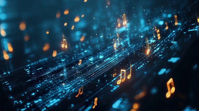 Music background with a raw, artistic vibe evoking creativity