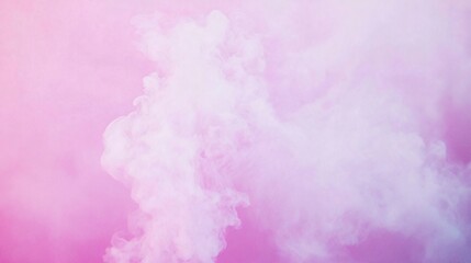 Fototapeta premium Abstract Pink and White Smoke Clouds Background