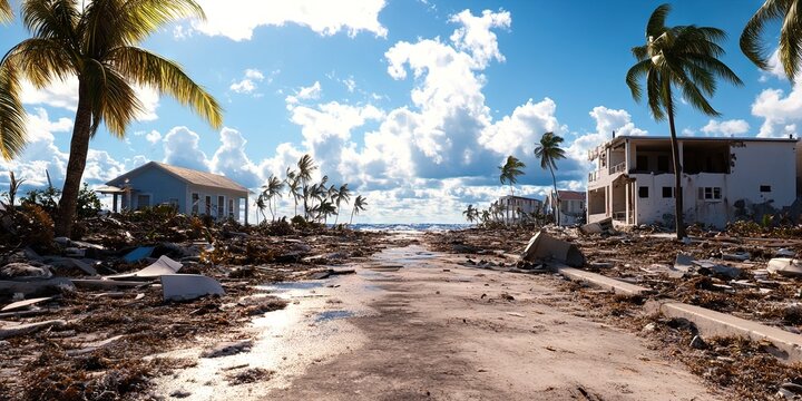 coastal community after a hurricane 
