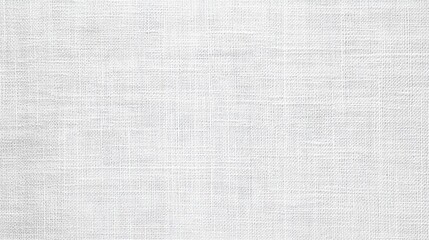 Fototapeta premium Subtle white linen fabric texture high resolution ideal for banners smooth finish minimalist textile design