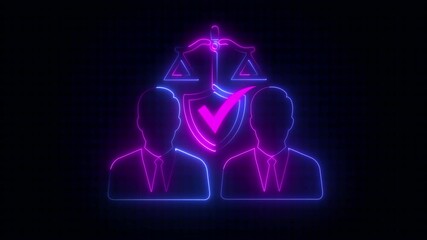 Business ethics and corporate responsibility concept for integrity, accountability, teamwork, fair practices, and ethical standards in corporate environments. Ethics icon on transparent background.