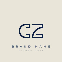 C and Z logo design. CZ abstract Letters Logo Monogram. This logo design is the process of creating a visual symbol that represents a brand, company, or individual.