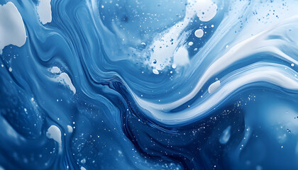 Sea abstract or rippled water texture background with splashes and waves  -