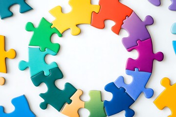 Circular Puzzle Pattern Forming Unity