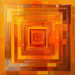 Abstract Geometric Art with Intricate Squares
