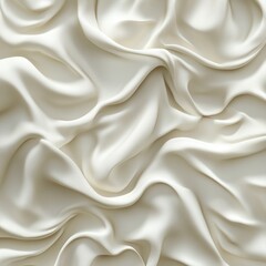 Obraz premium Soft matte white fabric texture with flowing folds and subtle shadows