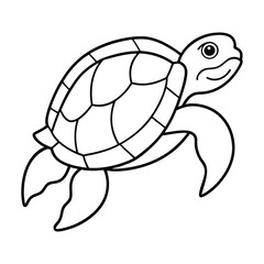 Elegant Turtle Line Art Designs