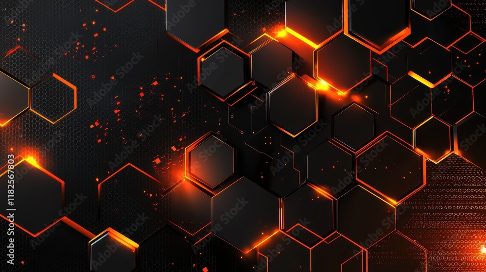 Poster dynamic circuit board design abstract technology background digital art high-tech environment futuri