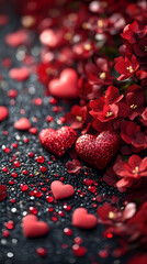 Love and valentine day.