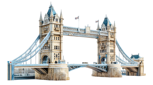 Iconic London Tower Bridge Model  Architecture  Travel  UK Landmark