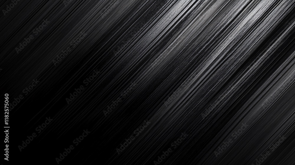 Poster dynamic abstract texture with streaks of black and gray in a sleek design