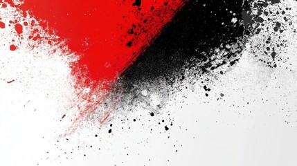 Abstract Splatter Art: A Vibrant Clash of Colors