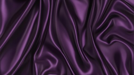 Obraz premium Stunning Dark Purple Satin Fabric Texture