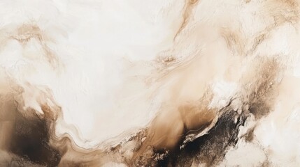 A Stunning Abstract Landscape Painting Featuring Earthy Tones and Flowing Lines. A Modern Artistic Masterpiece