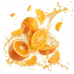 orange juice splash