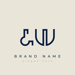 L and W logo design. LW abstract Letters Logo Monogram. This logo design is the process of creating a visual symbol that represents a brand, company, or individual.