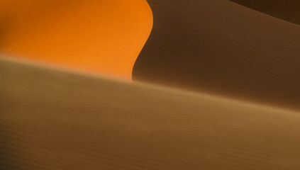 Africa, Erg Chebbi, Morocco. Desert landscape.