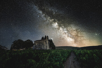 Voie lactée dans les Cévennes