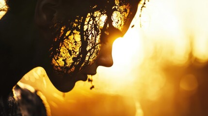 A woman wearing a lace mask, unknown identity