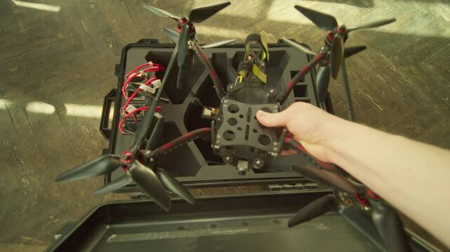 This Drone Storage Case is designed to accommodate all your Accessories and Components