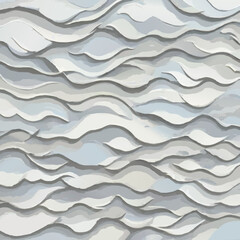 Obraz premium 3d papercut waves vector pattern