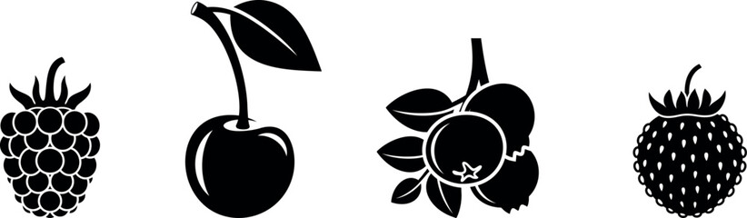 Berry logo. Isolated berry on white background © oleg7799