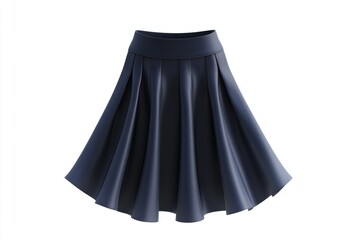 A woman's skirt on a clean and simple white background, ideal for fashion or lifestyle content