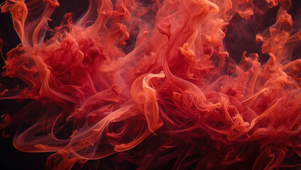 Red smoke abstract background
