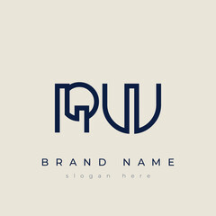 R and W logo design. RW abstract Letters Logo Monogram. This logo design is the process of creating a visual symbol that represents a brand, company, or individual.