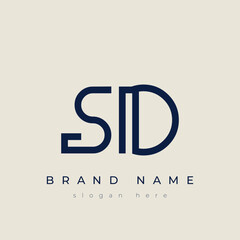 S and D logo design. SD abstract Letters Logo Monogram. This logo design is the process of creating a visual symbol that represents a brand, company, or individual.