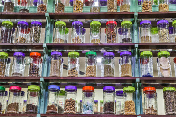 Morocco, Marrakech. Bab Agnaou pharmacy