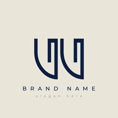 Obraz premium V and V logo design. VV abstract Letters Logo Monogram. This logo design is the process of creating a visual symbol that represents a brand, company, or individual.