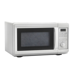 Compact White Microwave Oven  Kitchen Appliance  Cooking Device  Home Electronics