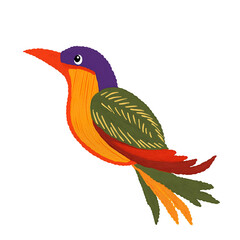 Stylized animal illustration with modern design and vibrant colors. Perfect for creative projects, decoration, and graphic design