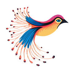 Stylized animal illustration with modern design and vibrant colors. Perfect for creative projects, decoration, and graphic design