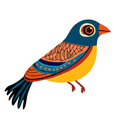 Stylized animal illustration with modern design and vibrant colors. Perfect for creative projects, decoration, and graphic design