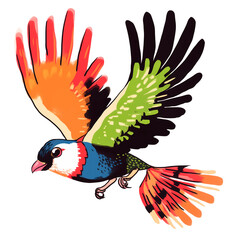 Stylized animal illustration with modern design and vibrant colors. Perfect for creative projects, decoration, and graphic design