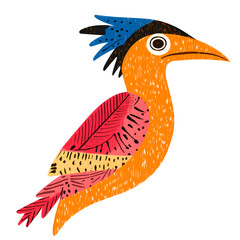 Stylized animal illustration with modern design and vibrant colors. Perfect for creative projects, decoration, and graphic design