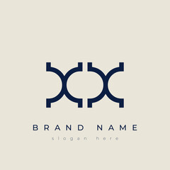 X and X logo design. XX abstract Letters Logo Monogram. This logo design is the process of creating a visual symbol that represents a brand, company, or individual.