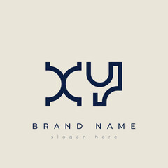 X and Y logo design. XY abstract Letters Logo Monogram. This logo design is the process of creating a visual symbol that represents a brand, company, or individual.