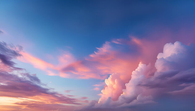 lovely sky with pastel shades sunset stunning clouds blue and pink sky orange crimson sky historical past banner sunset sky sunset the sky featured lovely pastel colorations with beautiful
