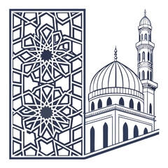 Geometric tessellation inspired by Islamic art Illustrator Artwork