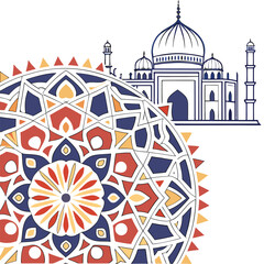 Geometric tessellation inspired by Islamic art