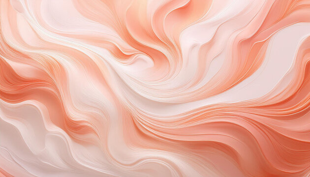 a tender summary background providing subtle peach and white tones with sensitive marbling results ideal for use in design initiatives