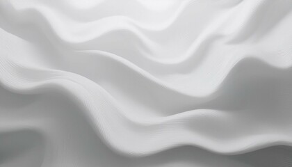 abstract textures flowing white cloth background 3d rendering