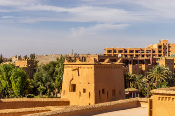 Fototapeta premium Morocco, Ouarzazate Province. Kasbah of Taourirt