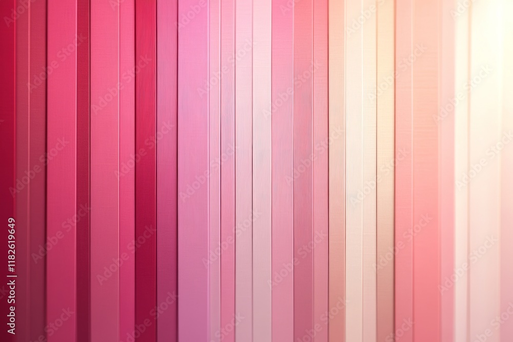 Aufkleber vertical stripes pattern creating a gradient effect from pink to beige
